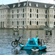 A photo pf the Z-Triton in boat mode.